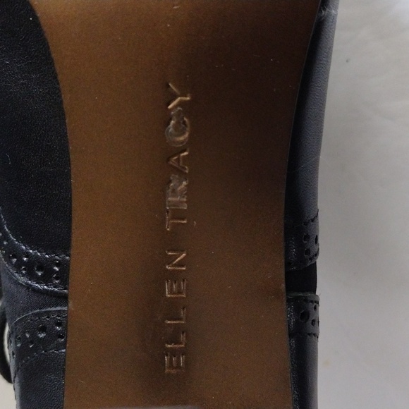 Ellen Tracy Black Lace Up Oxford Booties NEW | Size 9…. Fit like 8/8.5 - Picture 9 of 10